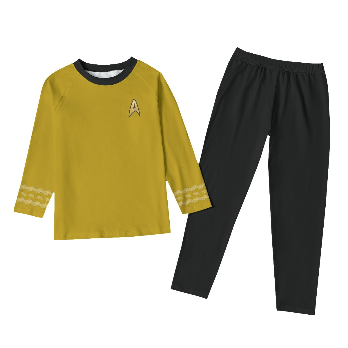 TOS Kirk Uniform Costume Pajamas With Loose Legs