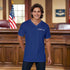 LA County Jail V-Neck Uniform Shirt Costume Prison Blues