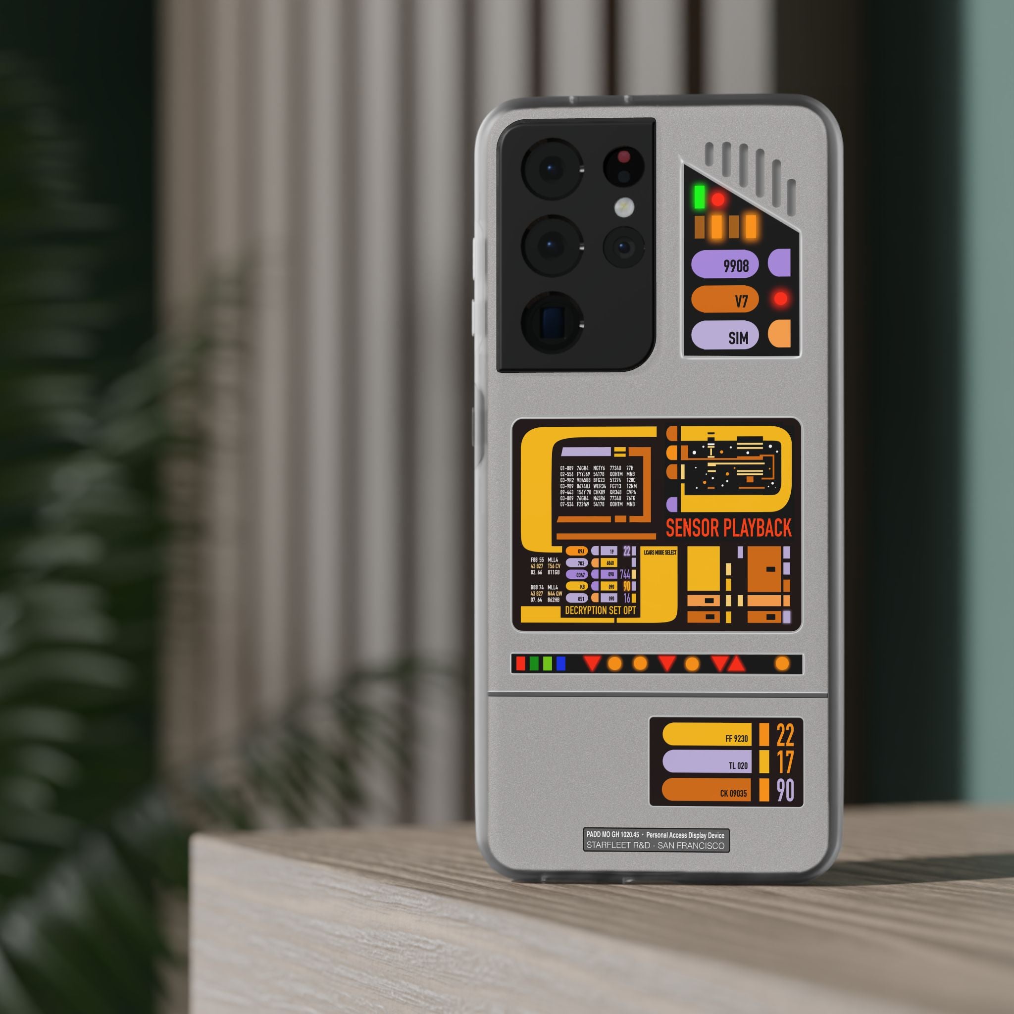 Starfleet PADD Inspired Prop Samsung Galaxy Compatible Phone Case