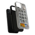 Payphone Retro Tech MagSafe iPhone Case 17 16 15 14 Pro Max Plus TouchTone Pay Phone Distressed 2 Layers of Protection Flat Art