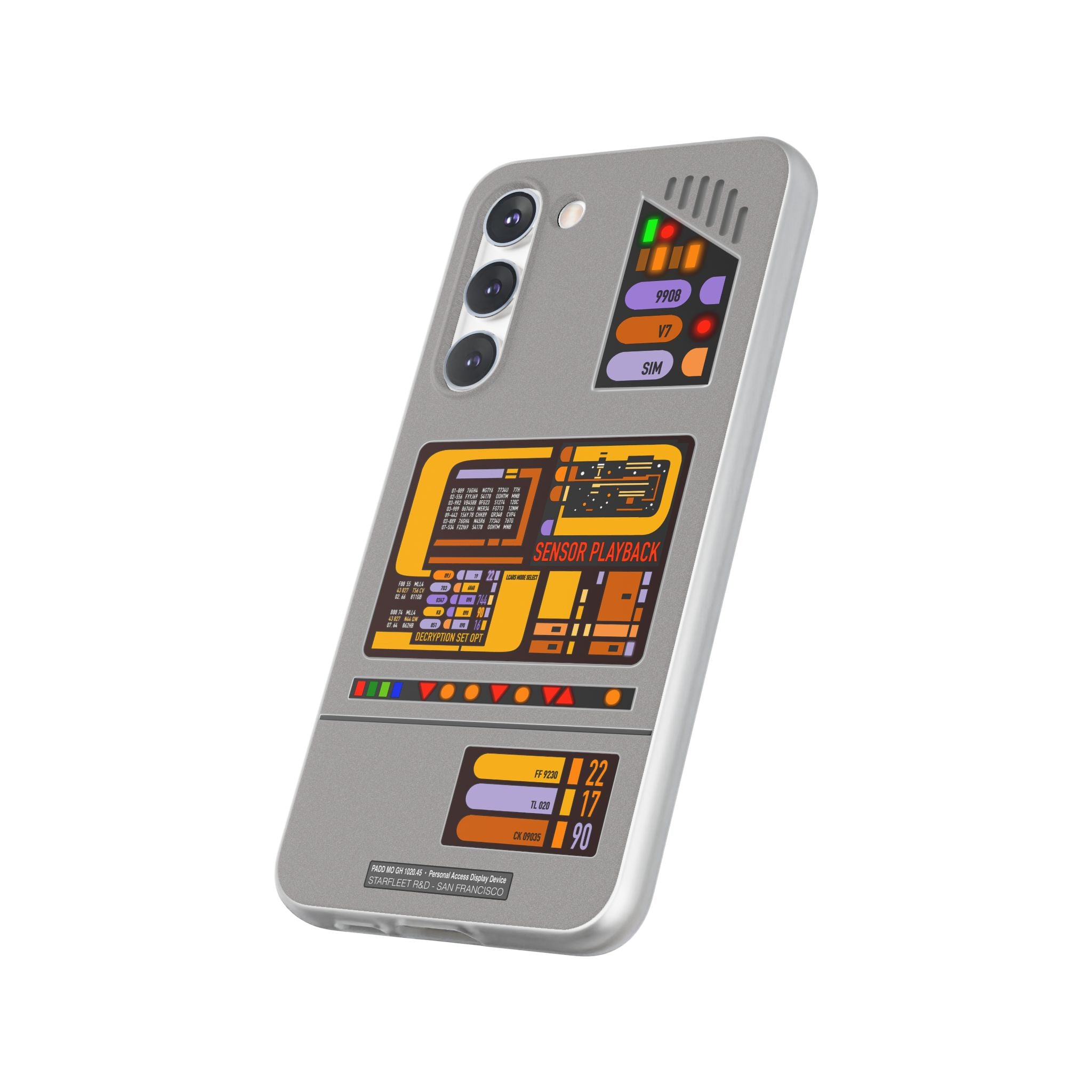 Starfleet PADD Inspired Prop Samsung Galaxy Compatible Phone Case