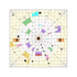 1999 Main Mission Big Screen Space Prop Graphic Square Vinyl Stickers Polar Navigation Grid 8 x 8 inches or 15 x 15 inches