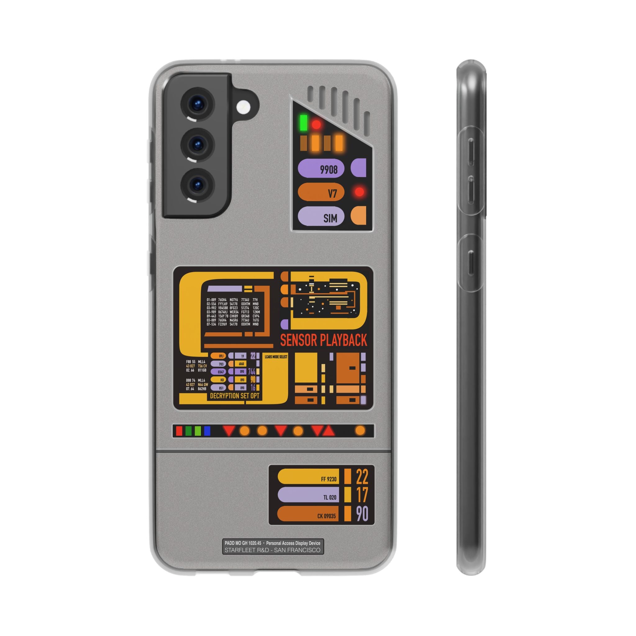 Starfleet PADD Inspired Prop Samsung Galaxy Compatible Phone Case