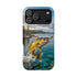 Walleye Fishing Fish Phone Case MagSafe Compatible for iPhone & Samsung Galaxy | Walleye Fisherman Gift | Dual Layer Tough Case