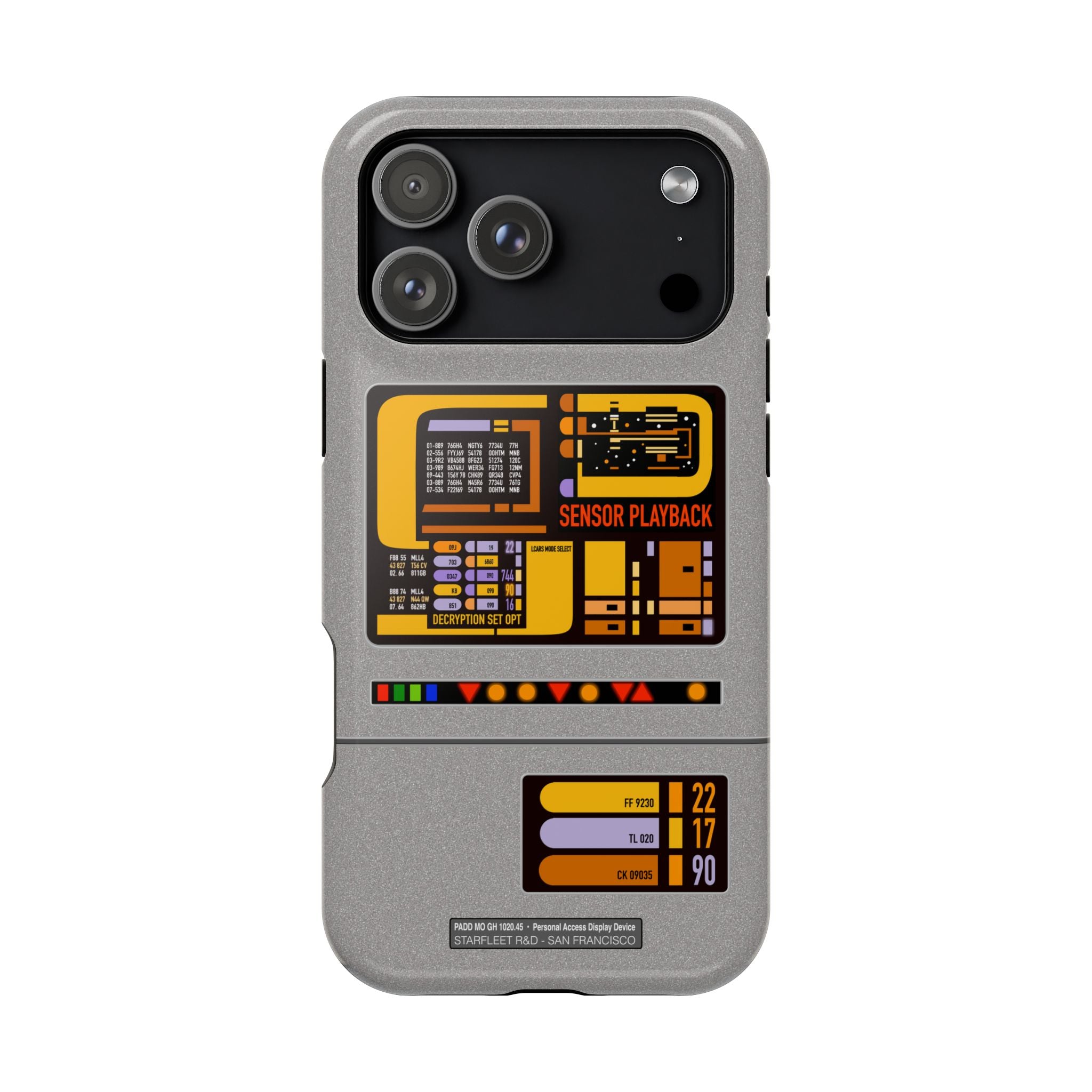 Future Tablet PADD Prop MagSafe iPhone Case 17 16 15 14 Pro Max Mini Plus Federation