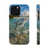 Permit Fish Fishing Phone Case MagSafe Compatible for iPhone & Samsung Galaxy | Flats Fishing Gift | Dual Layer Tough Case