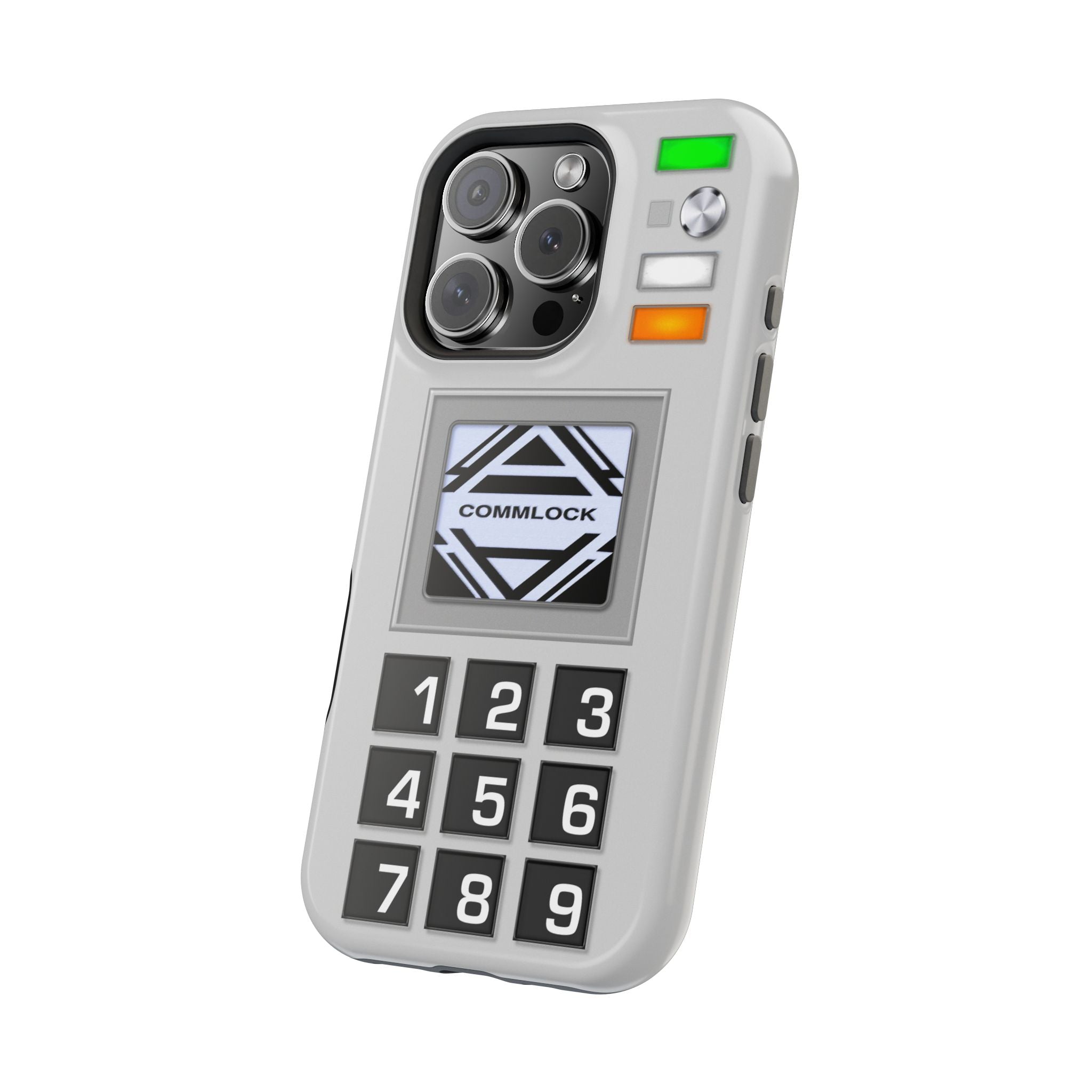 Space CommLock iPhone Case 1999 Prop MagSafe Magnetic 17 16 15 14 13 Pro Max Plus Mini Comlock