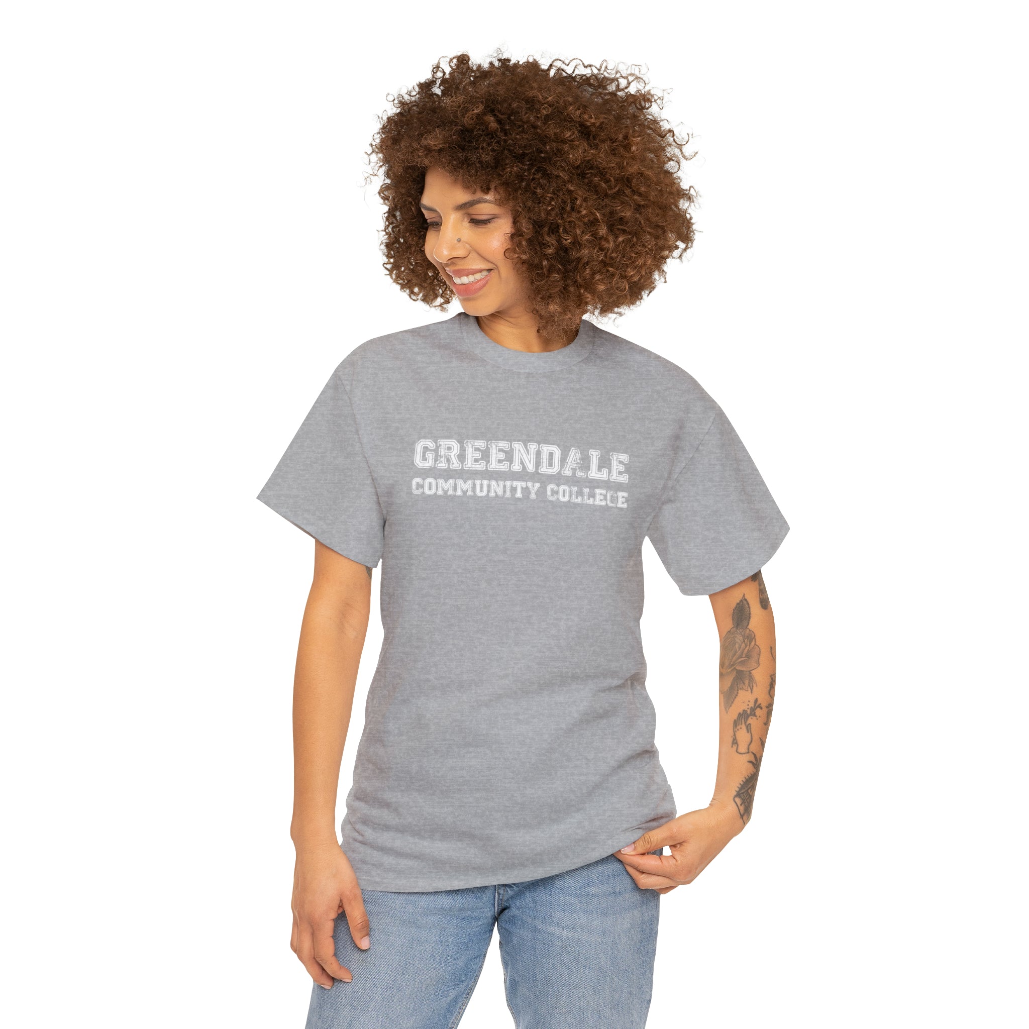 Greendale Community College Unisex Heavy Cotton Tee