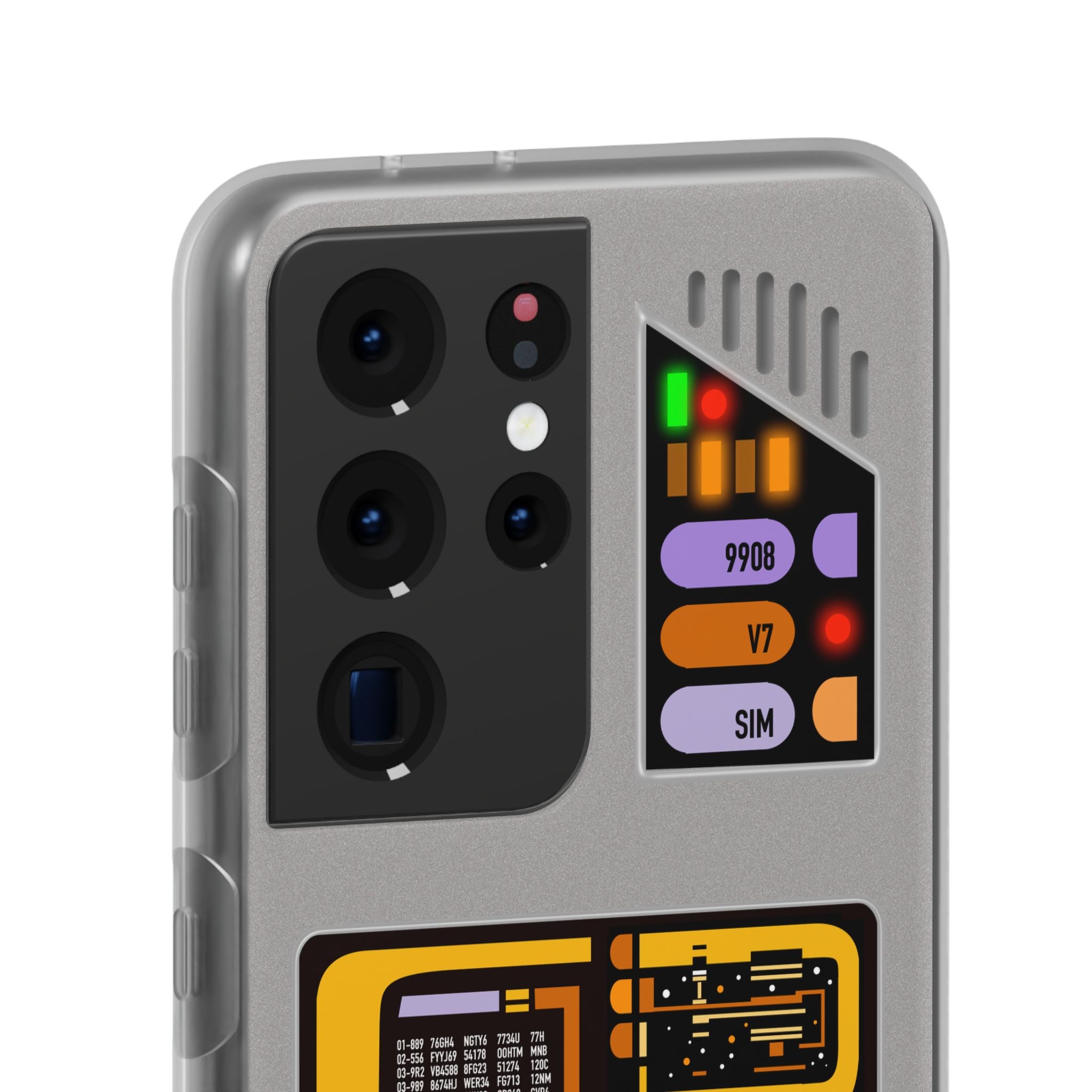 Starfleet PADD Inspired Prop Samsung Galaxy Compatible Phone Case