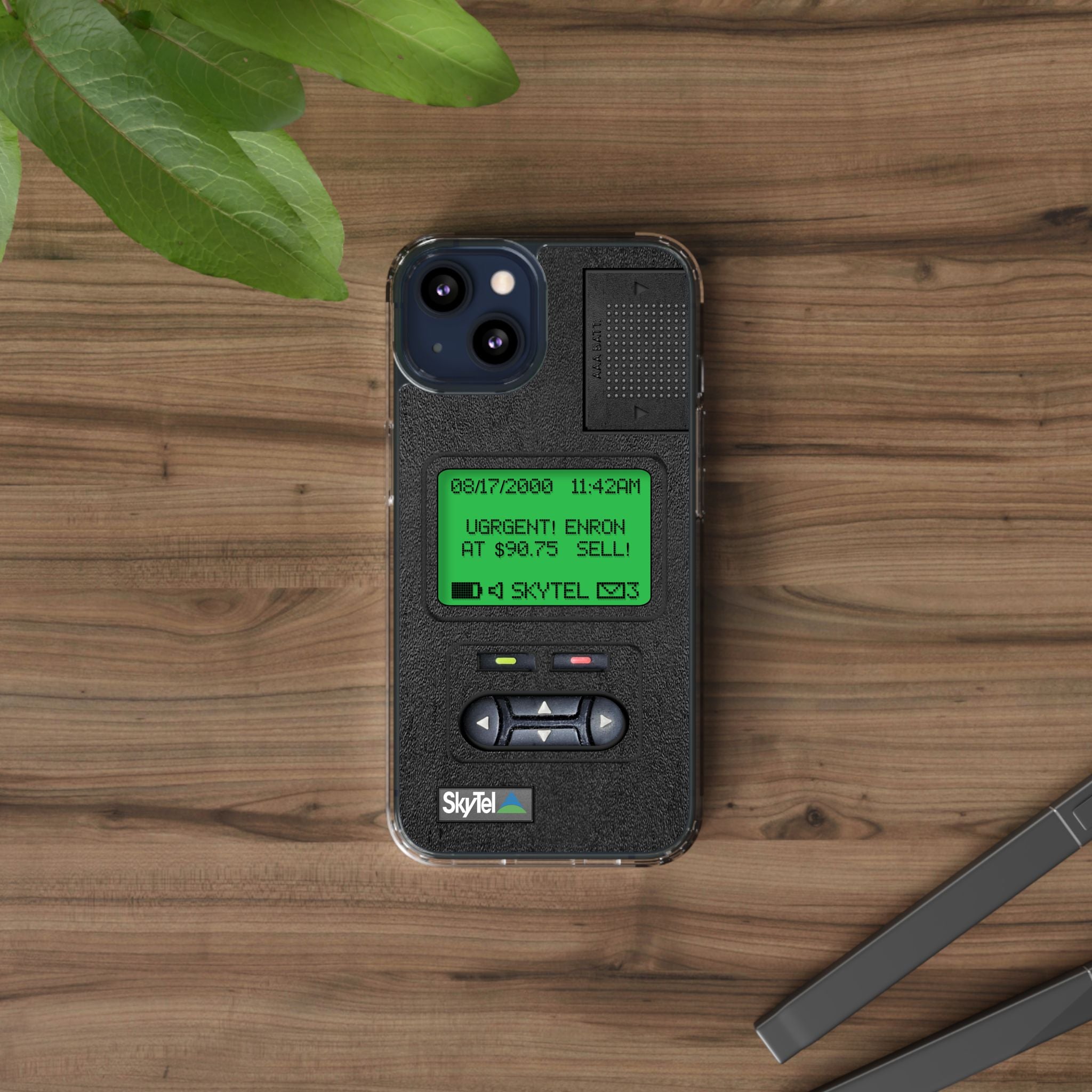 Pager Look Retro Phone Case for iPhone Beeper