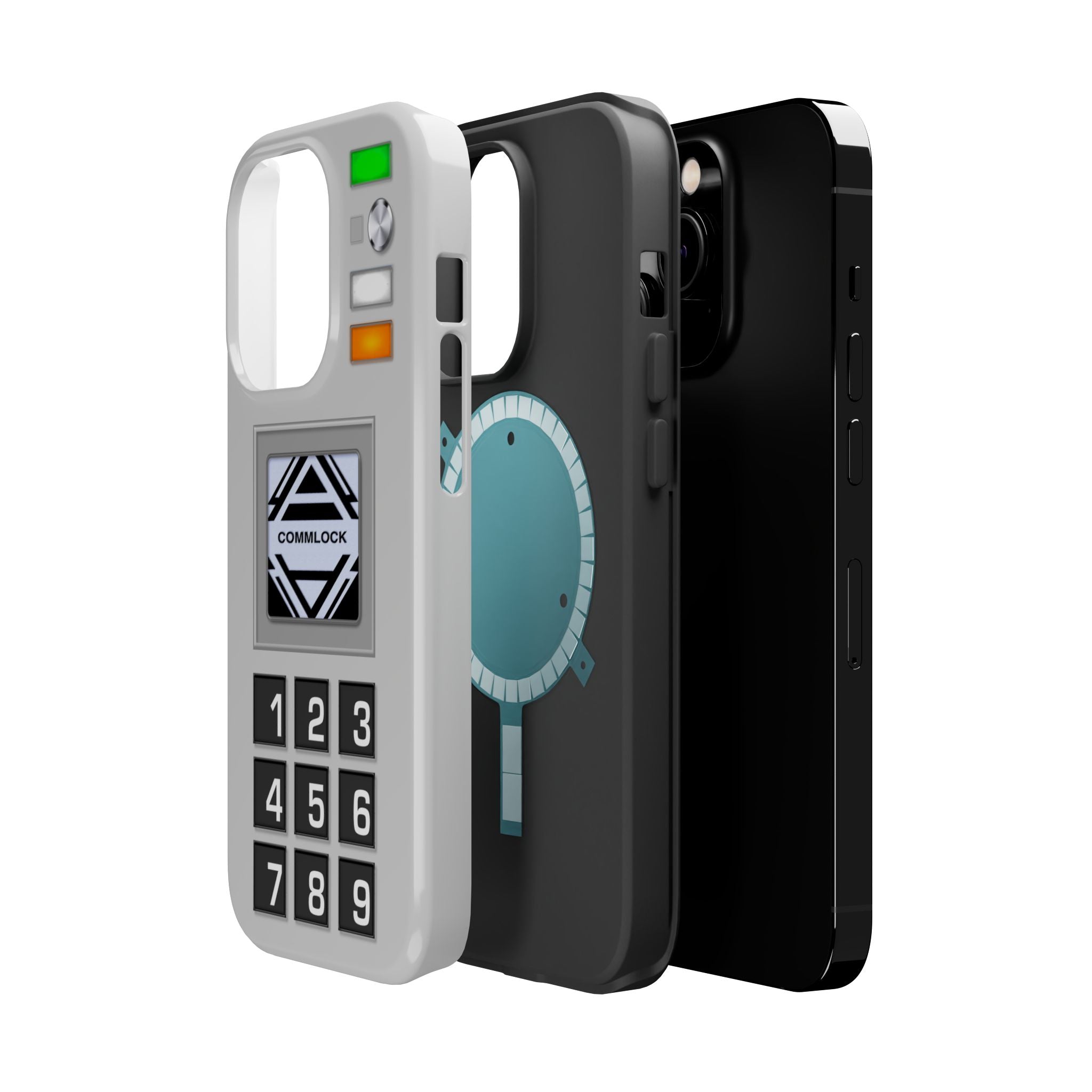 Space CommLock iPhone Case 1999 Prop MagSafe Magnetic 17 16 15 14 13 Pro Max Plus Mini Comlock