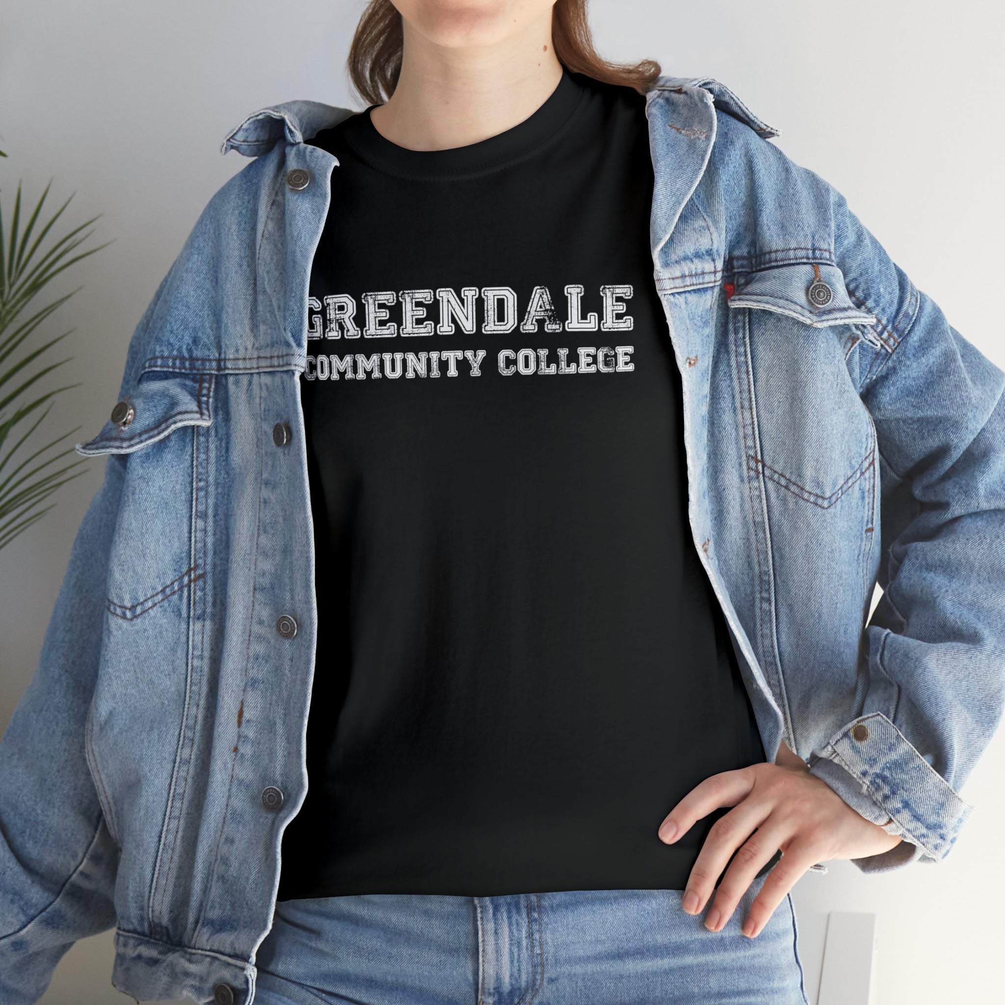 Greendale Community College Unisex Heavy Cotton Tee