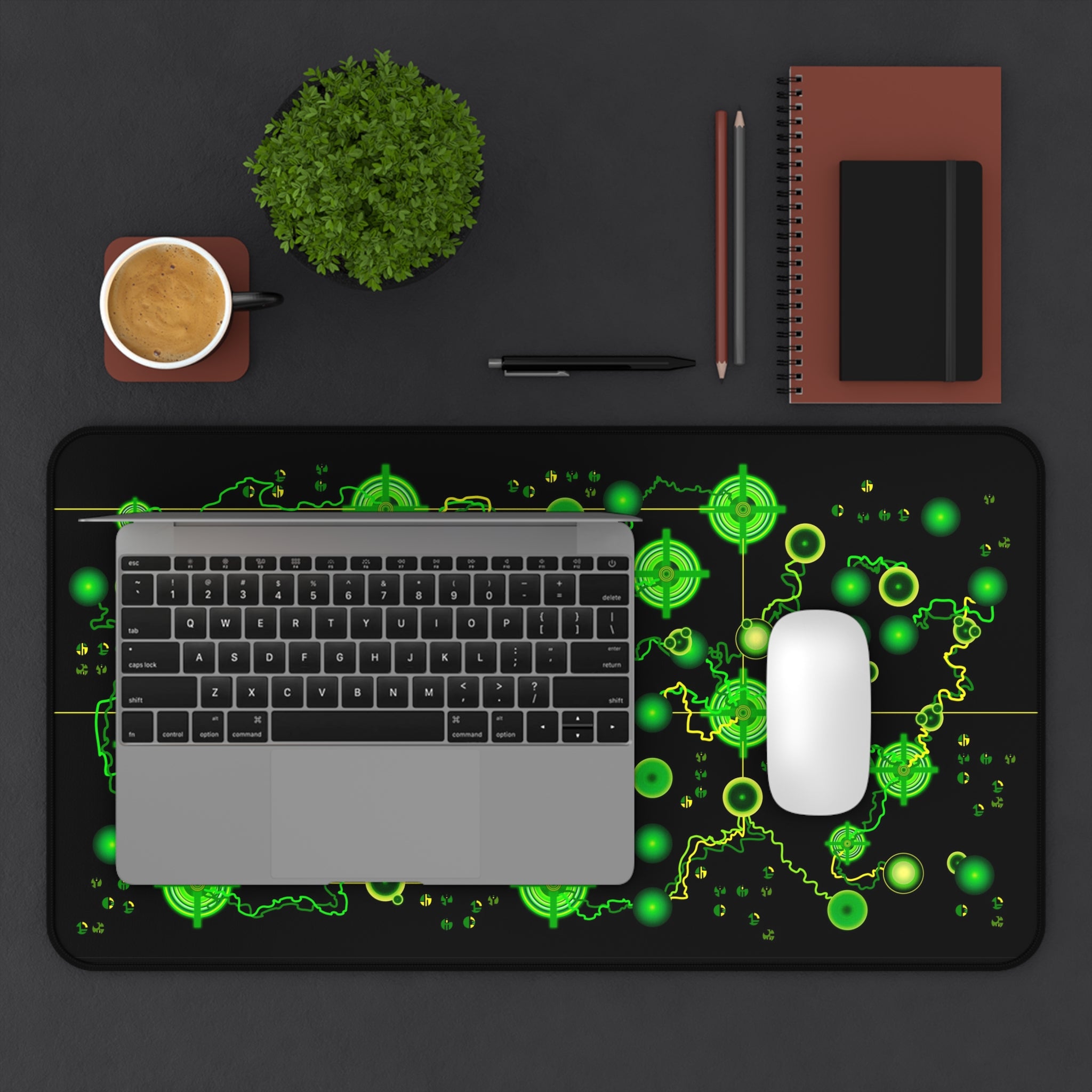 Alien LCARS Control Panel Desk Mat Plus Size Mousepad Prop