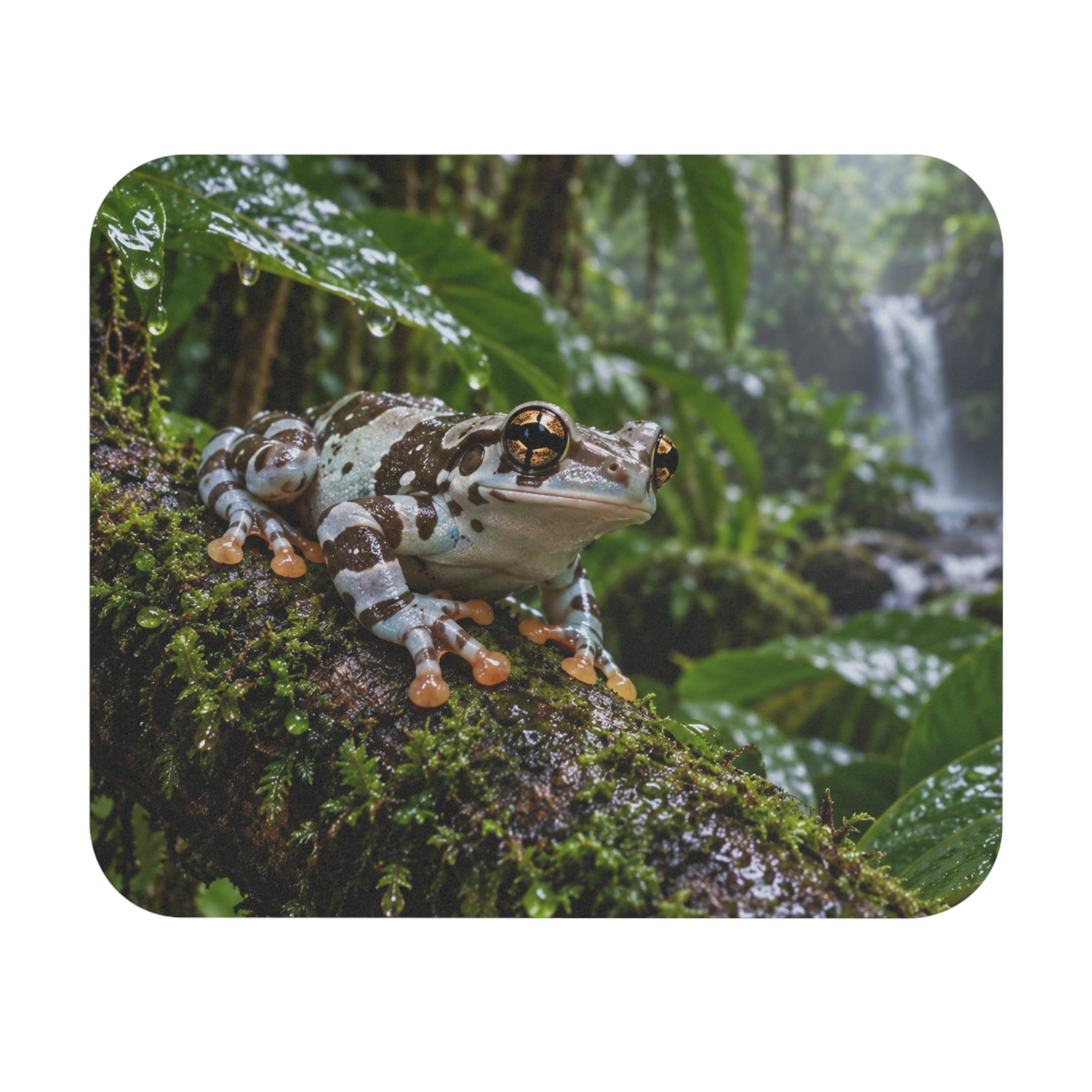 Amazon Milk Frog Mouse Pad Trachycephalus Resinifictrix Rainforest Wildlife Colorful Amphibian