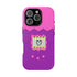 Virtual Pet Magnetic iPhone MagSafe Compatible Impact-Resistant Case Retro 90s
