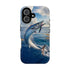 Wahoo Fishing Fish Phone Case MagSafe Compatible for iPhone & Samsung Galaxy | Wahoo Fisherman Gift | Dual Layer Tough Case