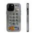 Payphone Retro Tech iPhone Case 17 16 15 14 13 Pro Max Mini Plus Touchtone Distressed Impact Resistant 2 Layers of Protection