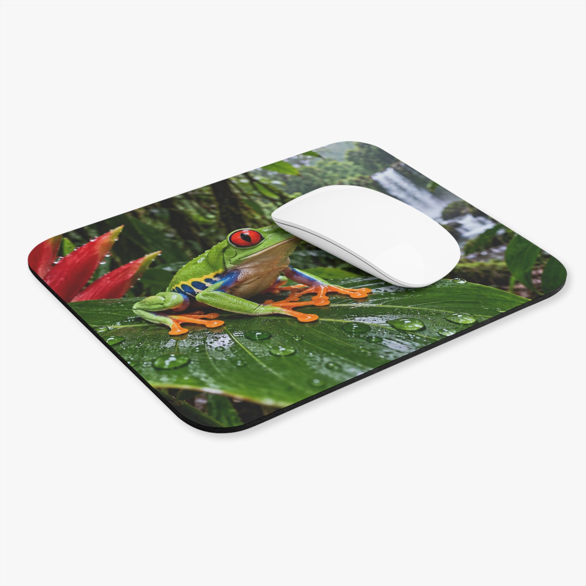 Red Eyed Tree Frog Mouse Pad Agalychnis Callidryas Rainforest Wild Life Colorful Amphibian