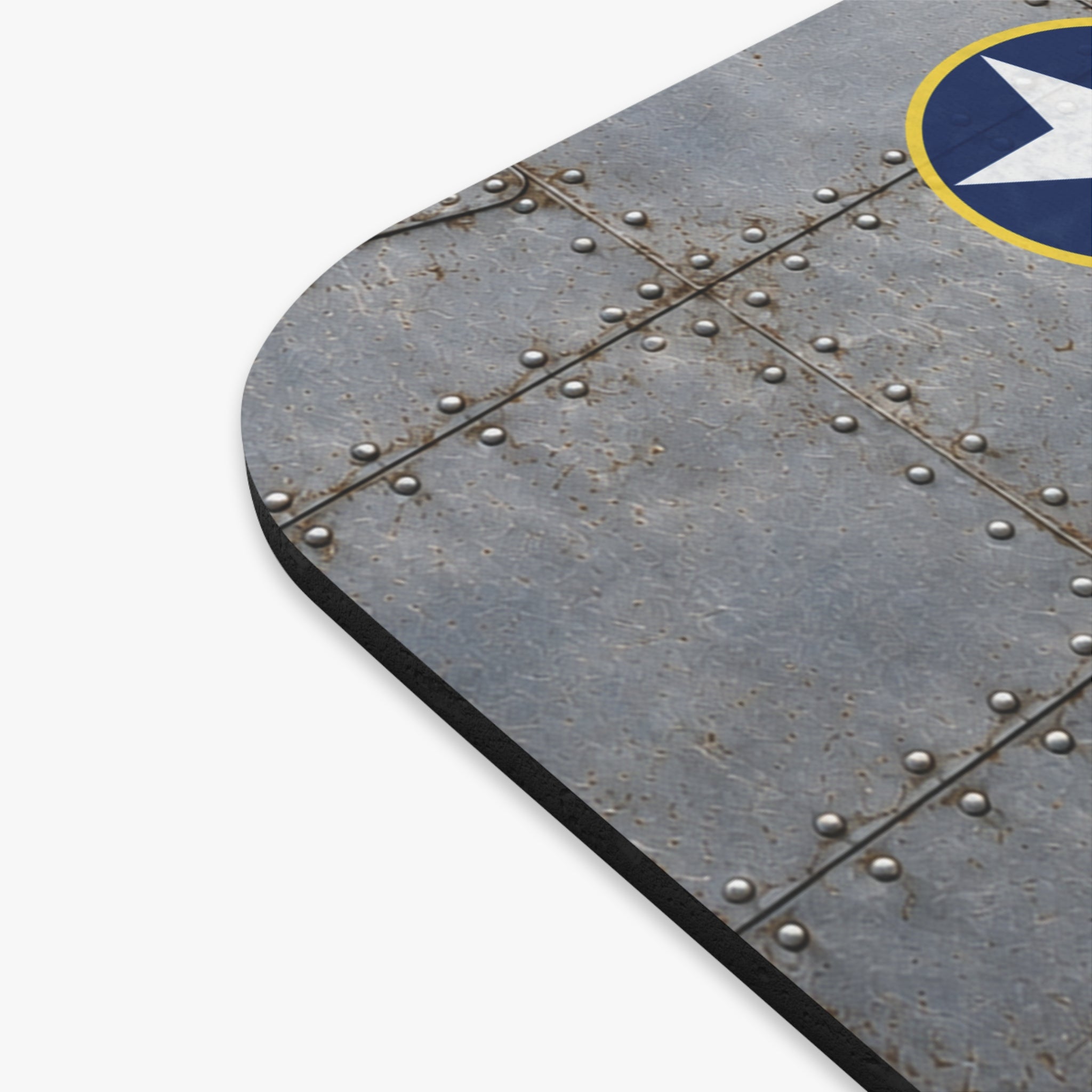 Lucky Lucy WWII Pinup Mouse Pad, Vintage Nose Art, Retro Bombshell Aviation Desk Mat, Warbird Gift, 9x8 Inch
