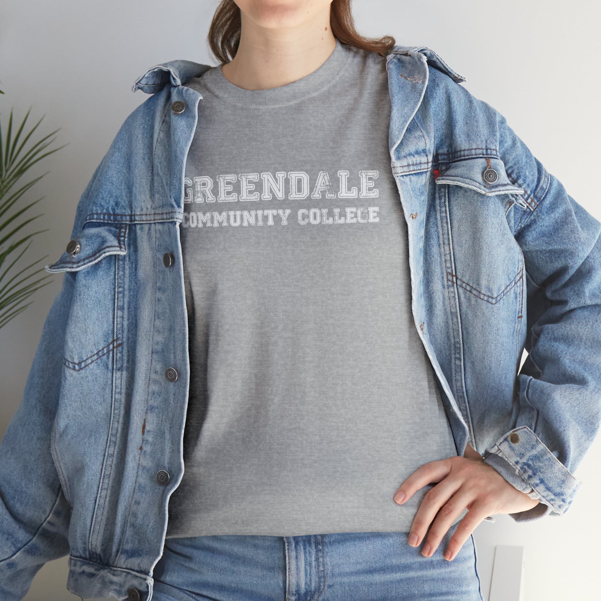 Greendale Community College Unisex Heavy Cotton Tee