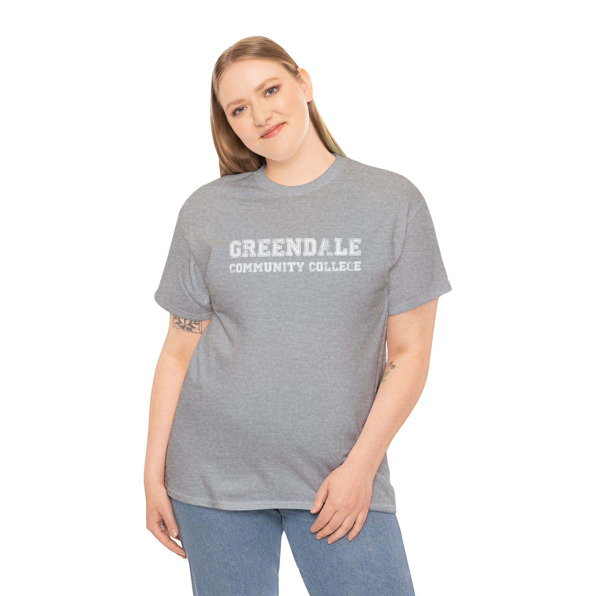 Greendale Community College Unisex Heavy Cotton Tee