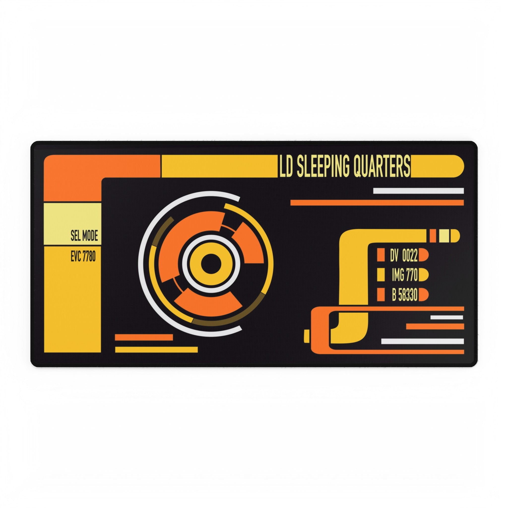 STLD Sleeping Quarters LCARS Desk Mat Prop – Judy's Emporium