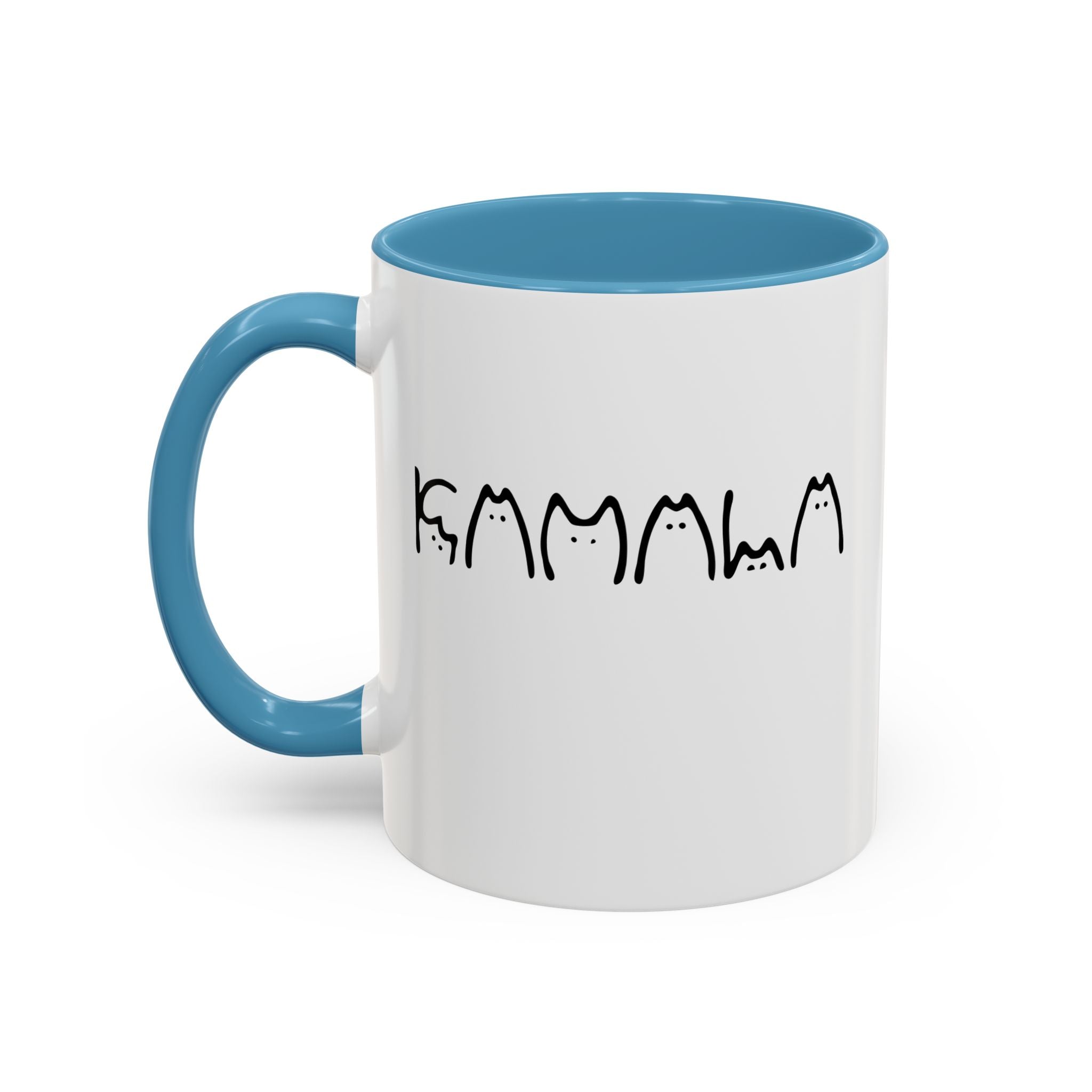 Kamila Harris Cat Lady Cat Lettering Coffee Mug