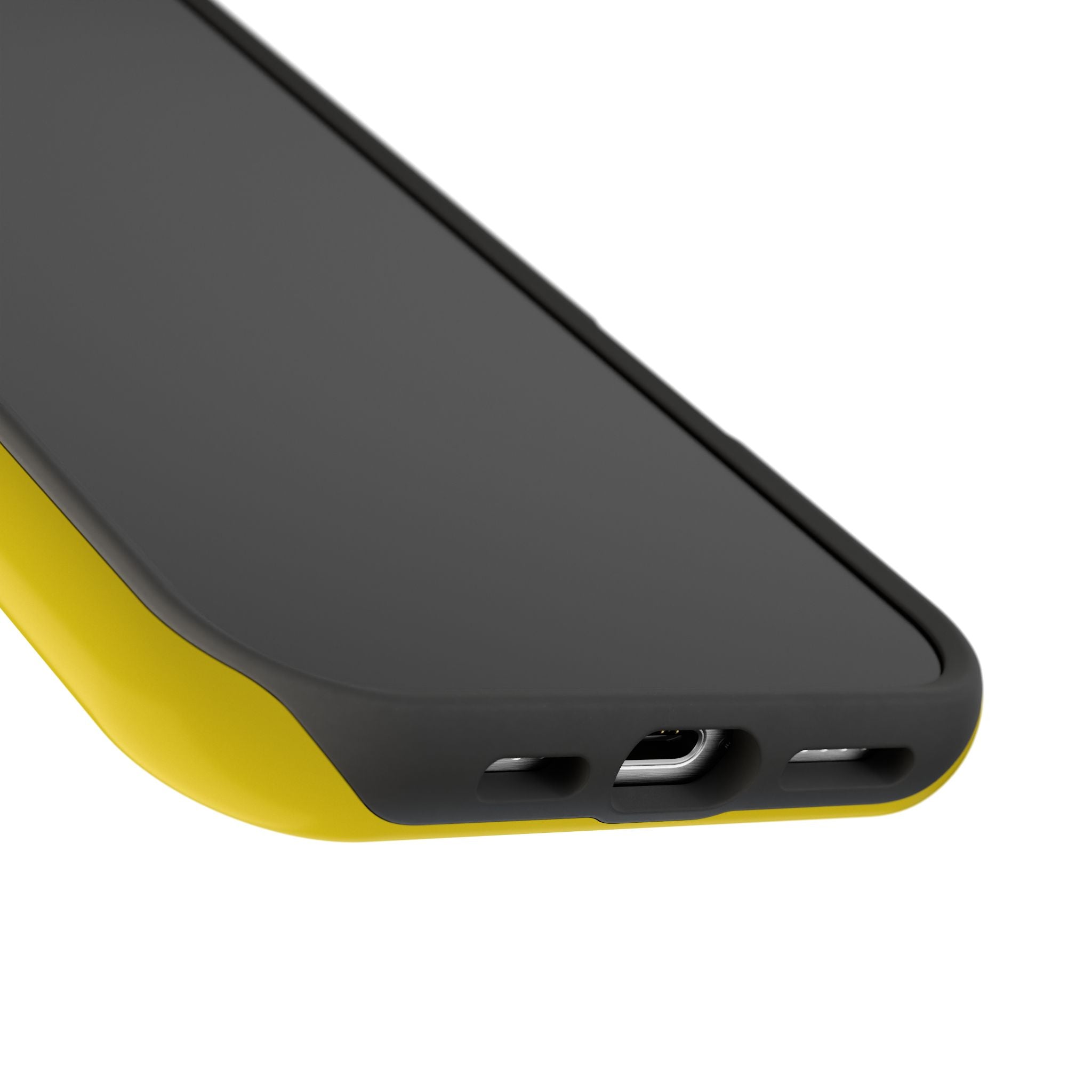 Retro Cassette AM FM Radio iPhone Case, Vintage Walkman Style Phone Case, MagSafe Dual Layer Protective Case Sport Yellow