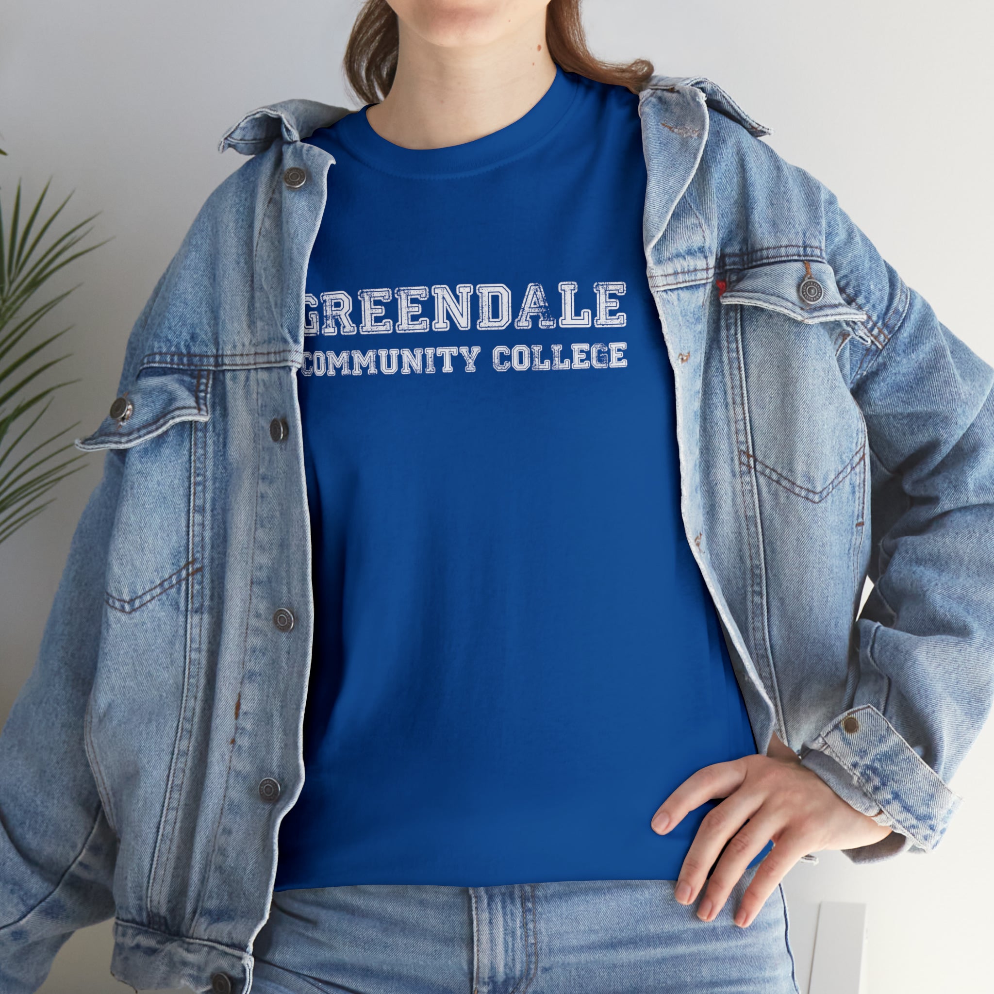 Greendale Community College Unisex Heavy Cotton Tee