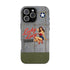 WWII Pinup Phone Case, Lucky Lucy Nose Art, MagSafe Dual Layer Case for iPhone & Samsung Galaxy, Vintage Aircraft Art