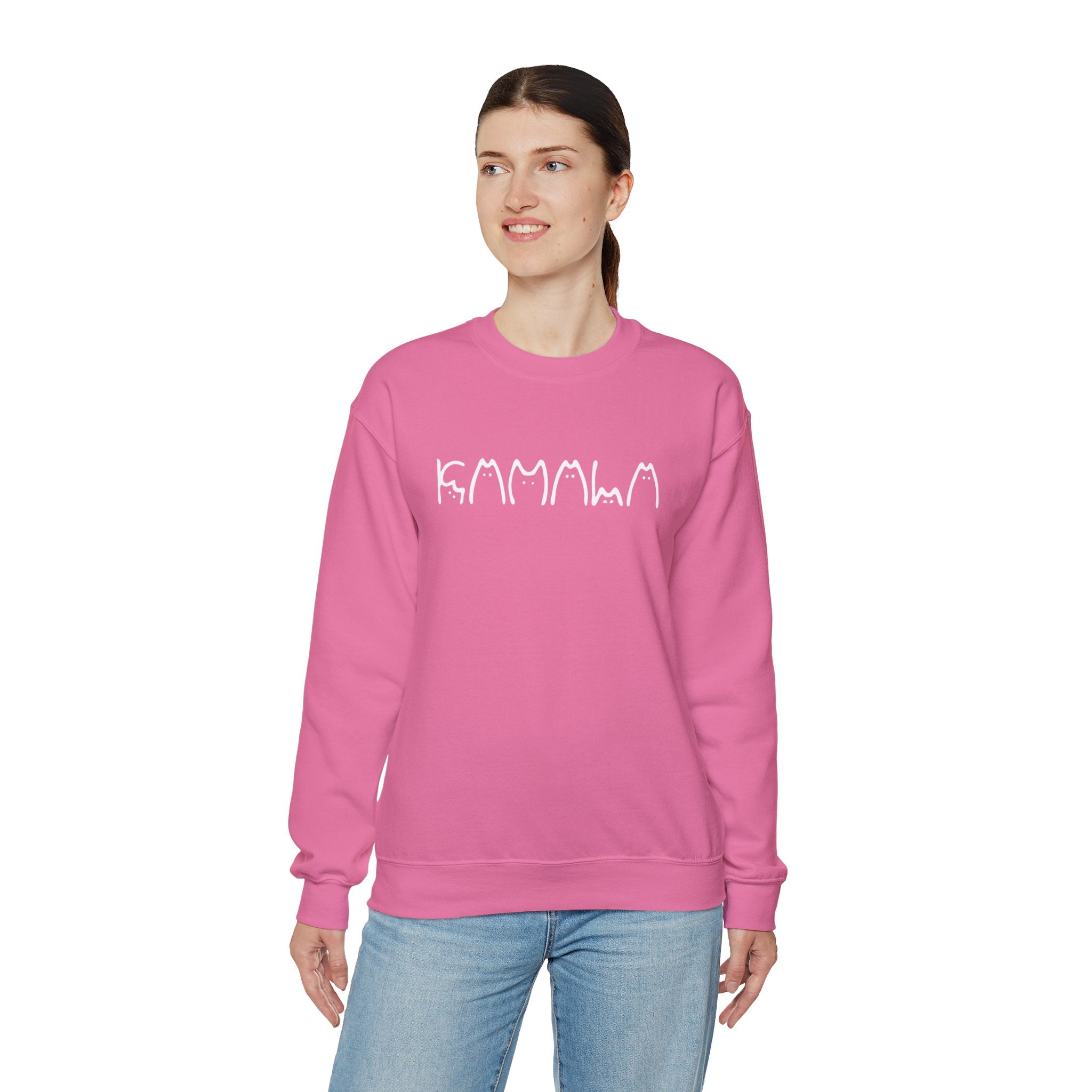 Kamala Cat Letters Cat Lady Unisex Sweatshirt Kamala Harris