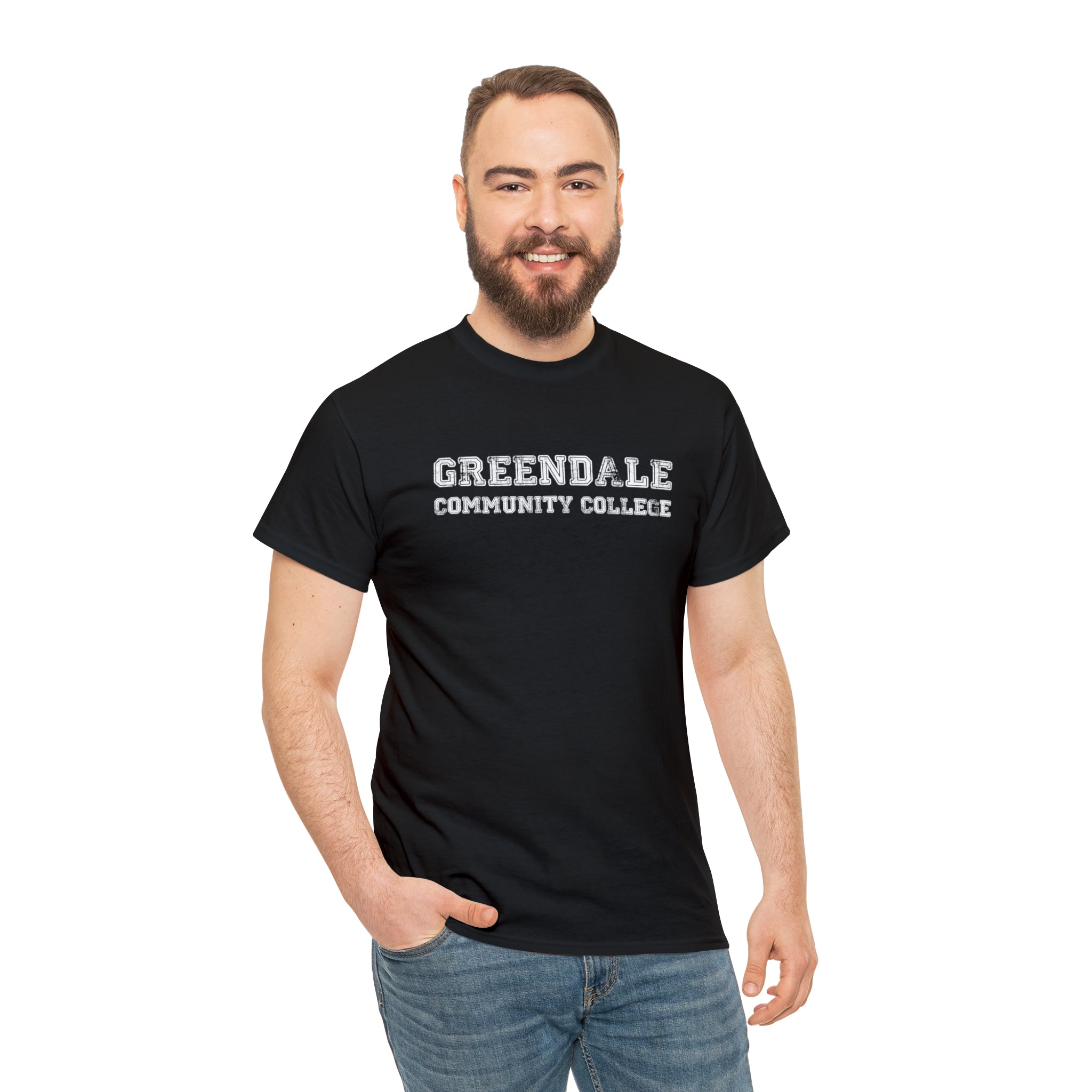 Greendale Community College Unisex Heavy Cotton Tee