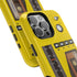 Retro Cassette AM FM Radio iPhone Case, Vintage Walkman Style Phone Case, MagSafe Dual Layer Protective Case Sport Yellow