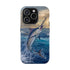 Marlin Fishing Fish Phone Case MagSafe Compatible for iPhone & Samsung Galaxy | Blue Marlin Fisherman Gift | Dual Layer Tough Case