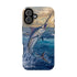 Marlin Fishing Fish Phone Case MagSafe Compatible for iPhone & Samsung Galaxy | Blue Marlin Fisherman Gift | Dual Layer Tough Case