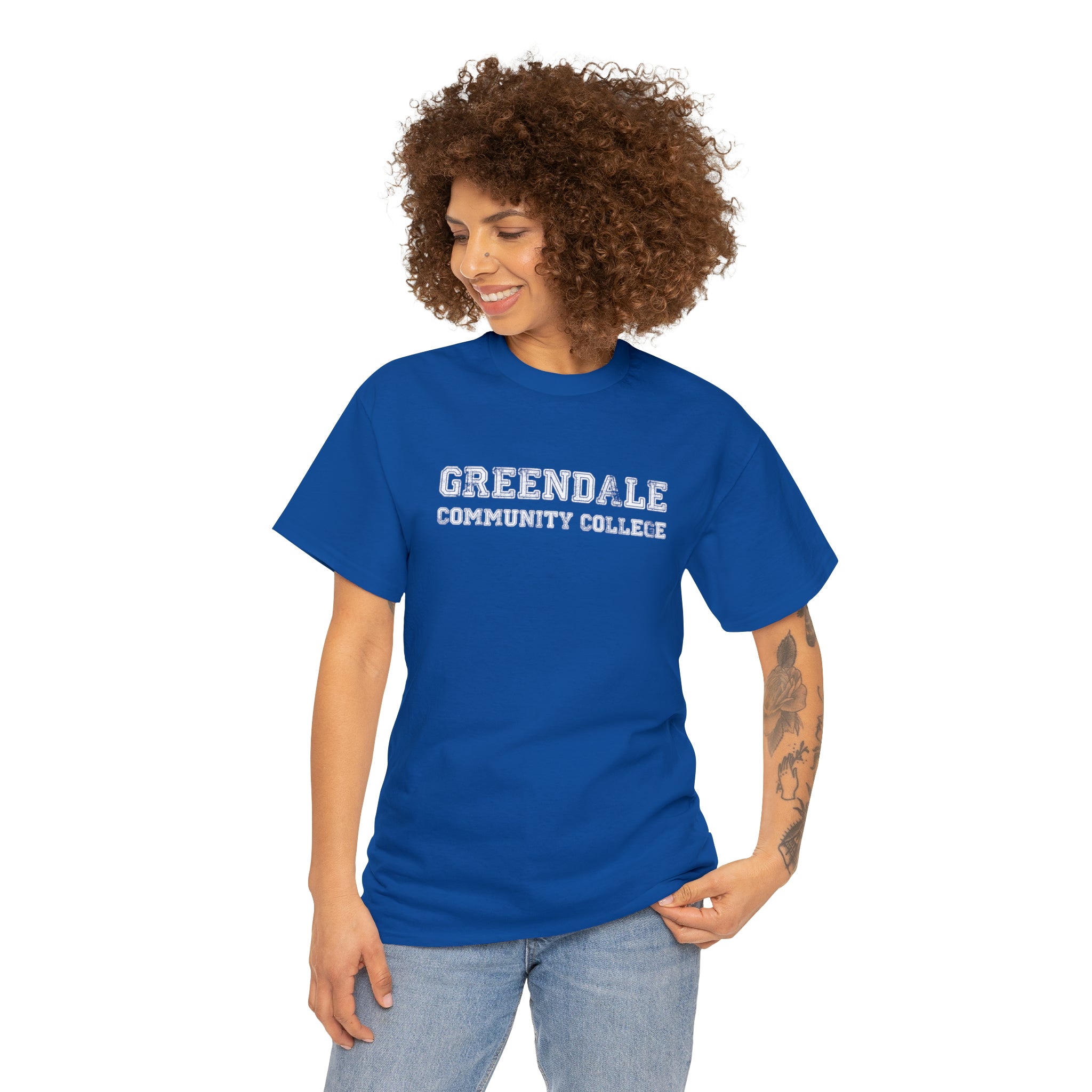 Greendale Community College Unisex Heavy Cotton Tee