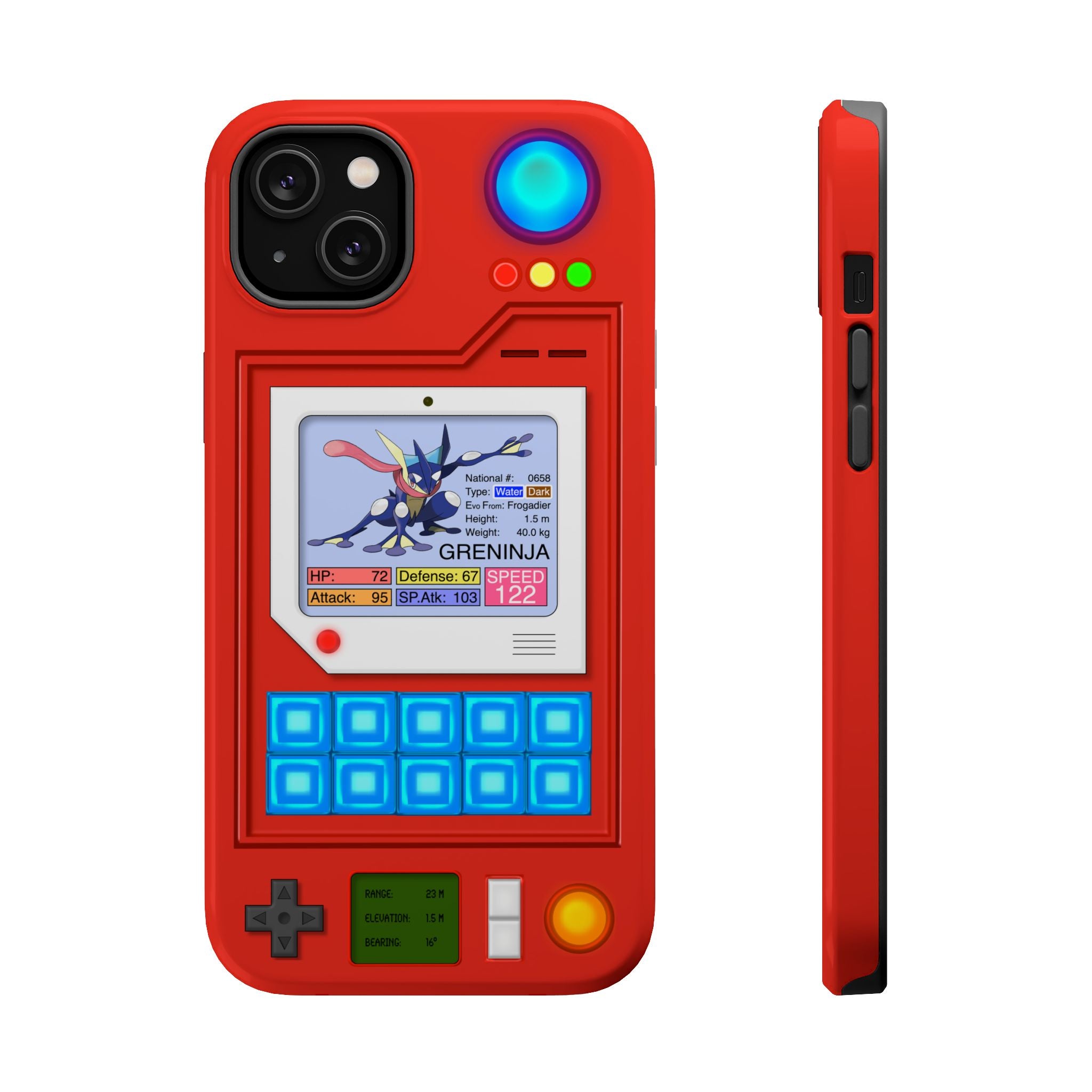 MagSafe Compatible 2 Layers Of Protection Tough Case for iPhone - Pokedex Inspired