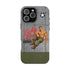 WWII Beefcake Phone Case, Lucky Lou Male Pinup Nose Art, MagSafe Dual Layer Case for iPhone & Samsung Galaxy, Vintage Military Art