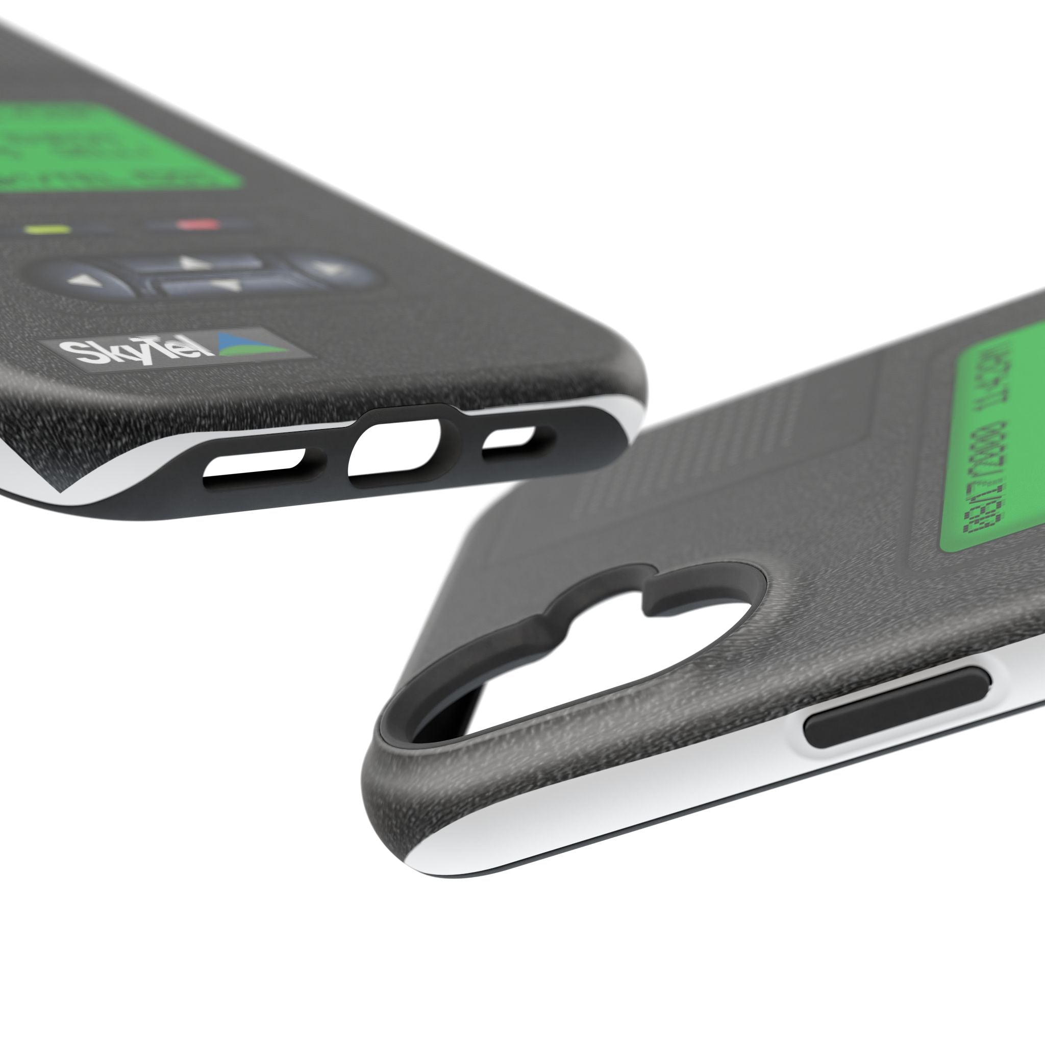 Pager Look Retro Tech Phone Case for iPhone Beeper - MagSafe Compatible - Duel layer Protection