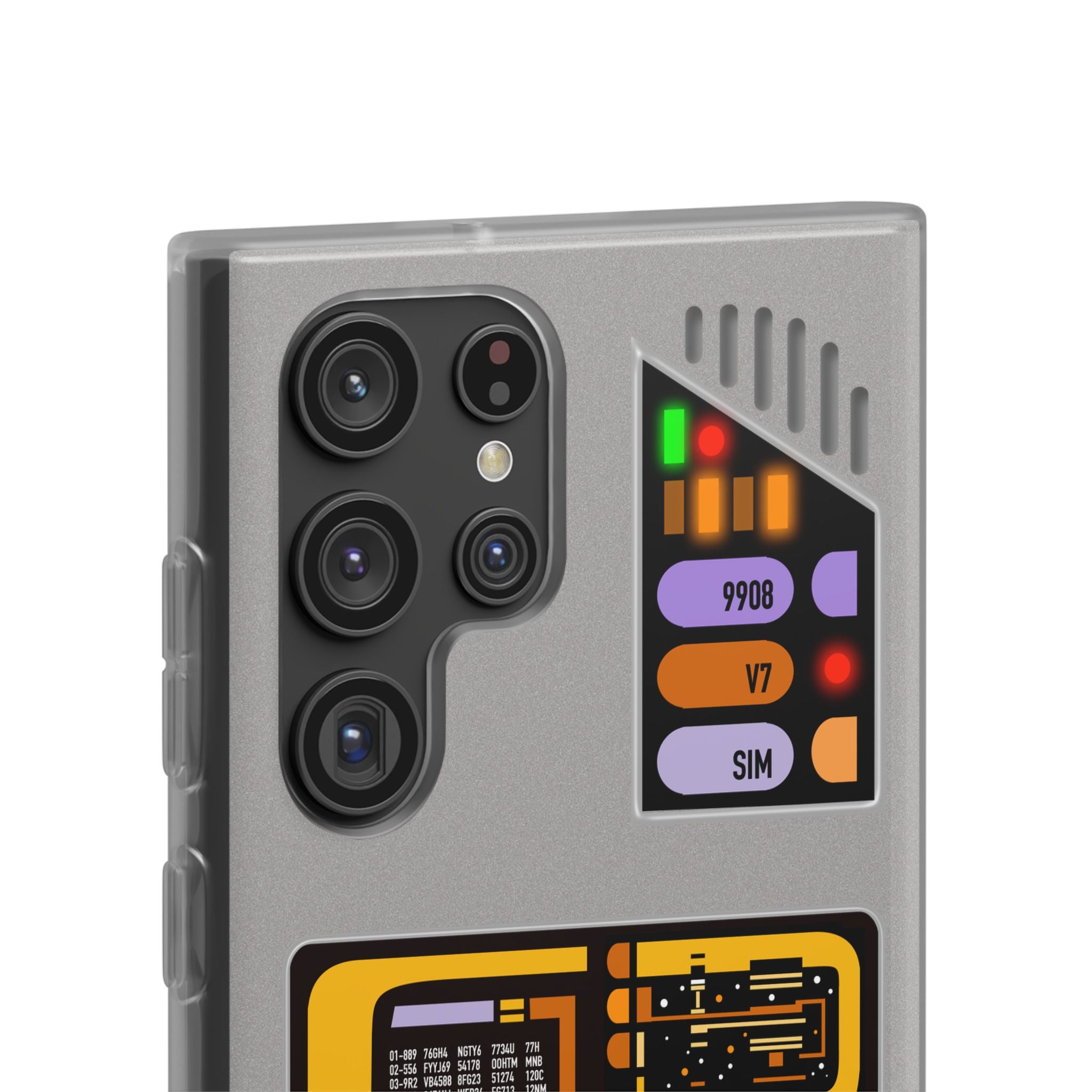 Starfleet PADD Inspired Prop Samsung Galaxy Compatible Phone Case