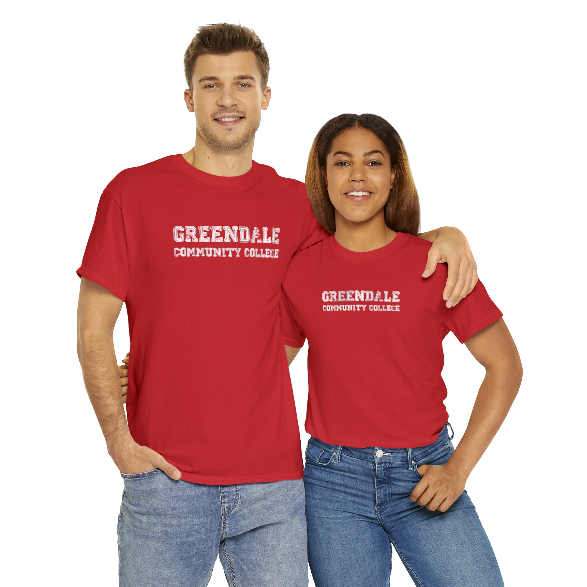 Greendale Community College Unisex Heavy Cotton Tee