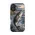 Striped Bass Fishing Fish Phone Case MagSafe Compatible for iPhone & Samsung Galaxy | Striper Fisherman Gift | Dual Layer Tough Case