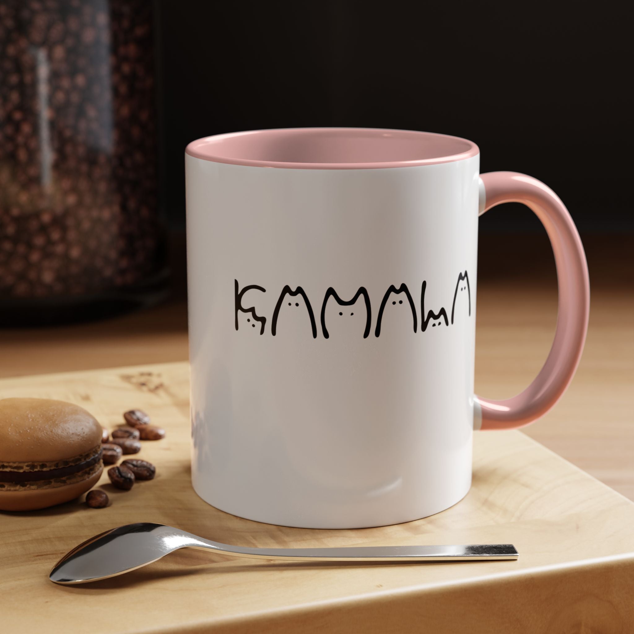 Kamila Harris Cat Lady Cat Lettering Coffee Mug