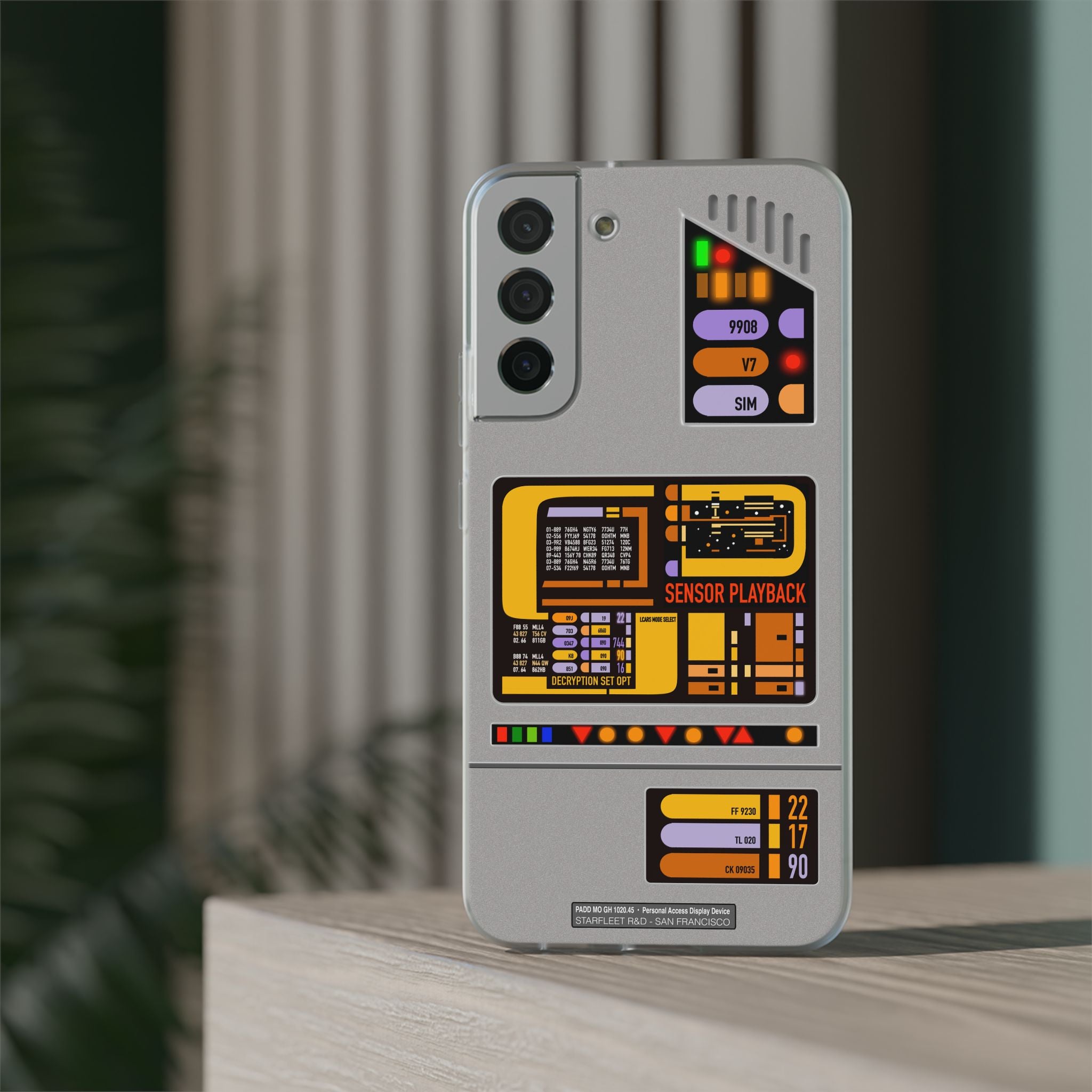 Starfleet PADD Inspired Prop Samsung Galaxy Compatible Phone Case