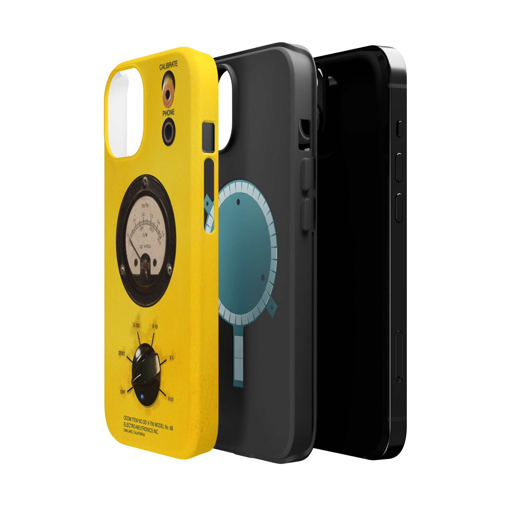 Fallout Geiger Counter Look iPhone Case 16 15 14 13 Magnetic Impact-Resistant