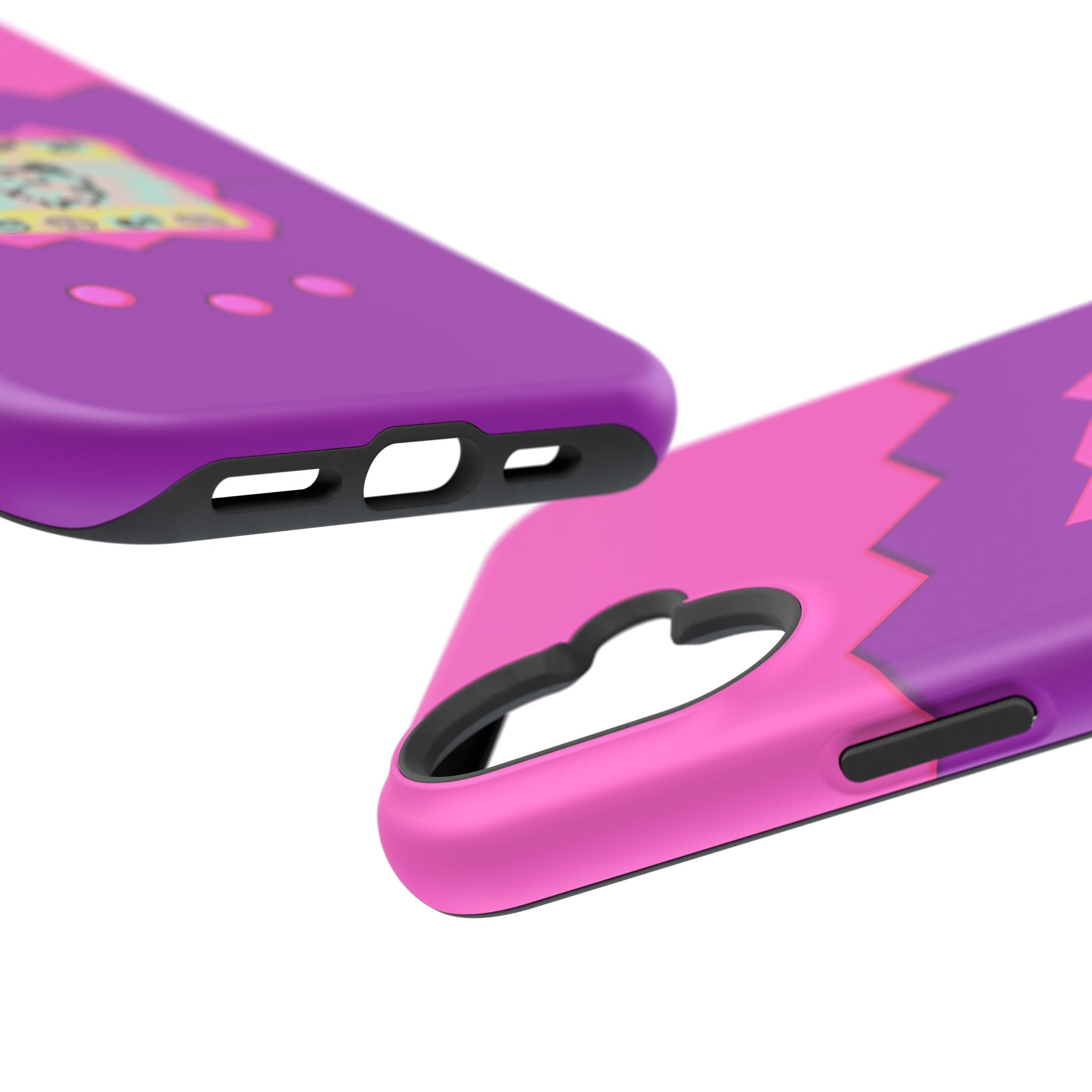 Virtual Pet Magnetic iPhone MagSafe Compatible Impact-Resistant Case Retro 90s
