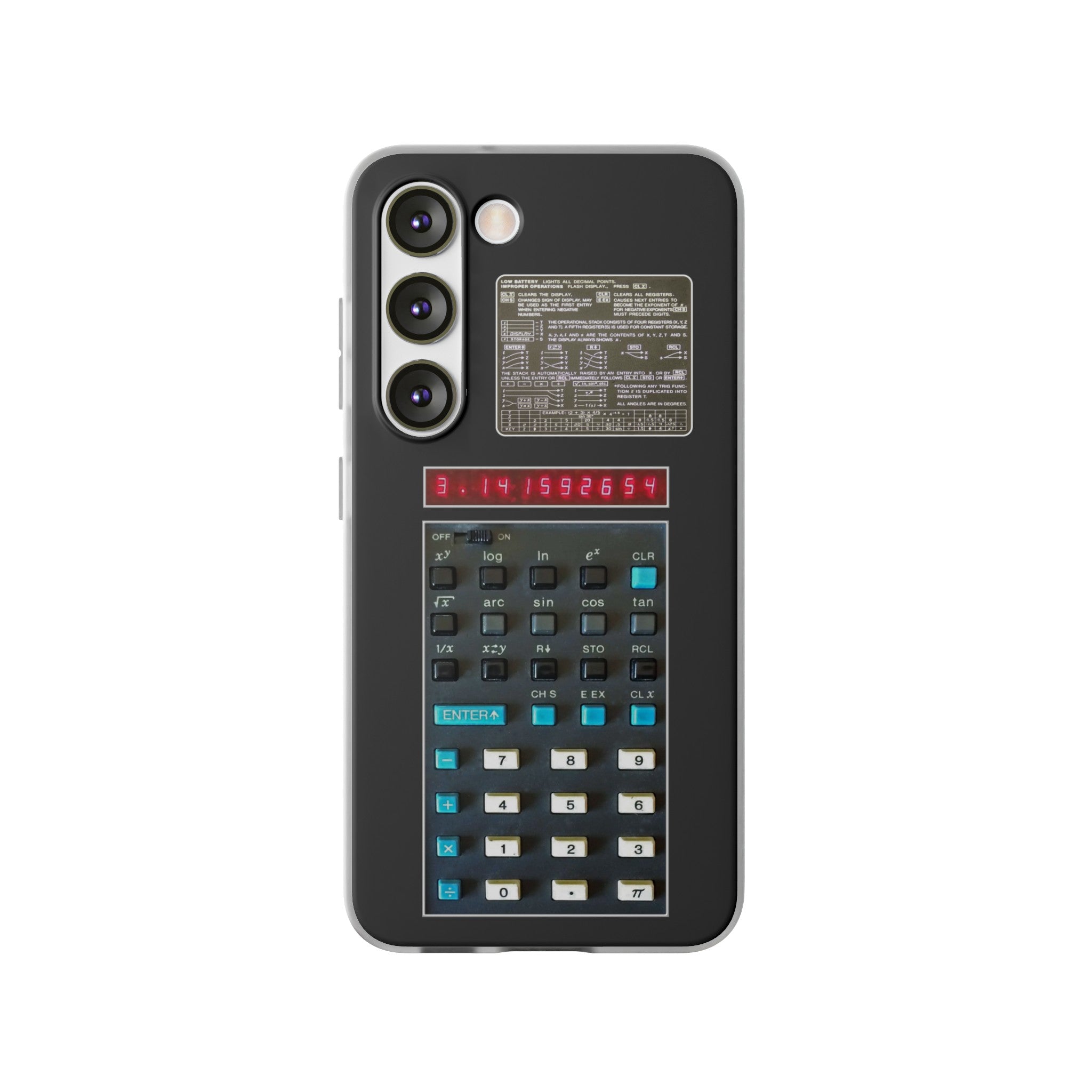 Retro Scientific LED Calculator Samsung Galaxy Phone Case HP-35