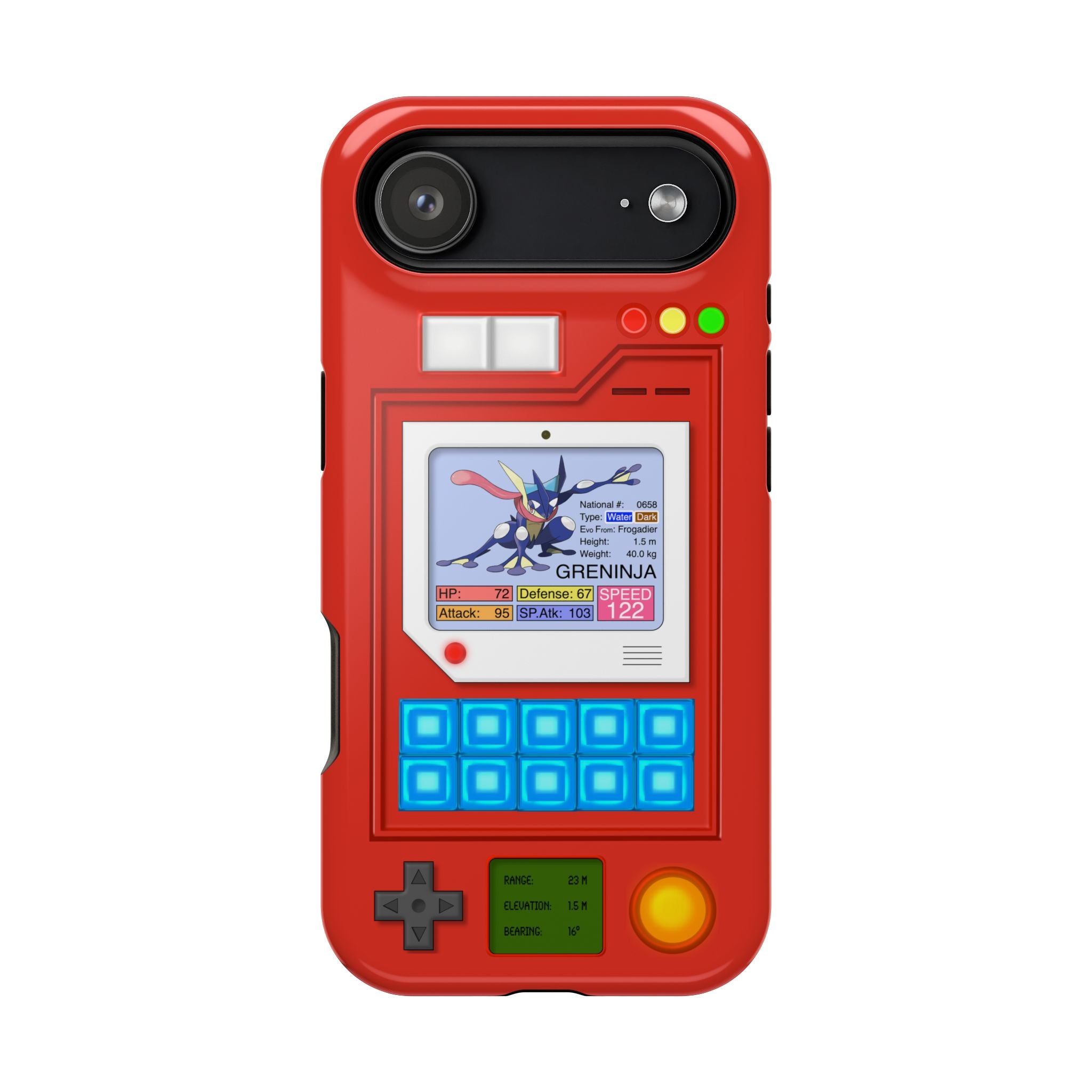 MagSafe Compatible 2 Layers Of Protection Tough Case for iPhone - Pokedex Inspired