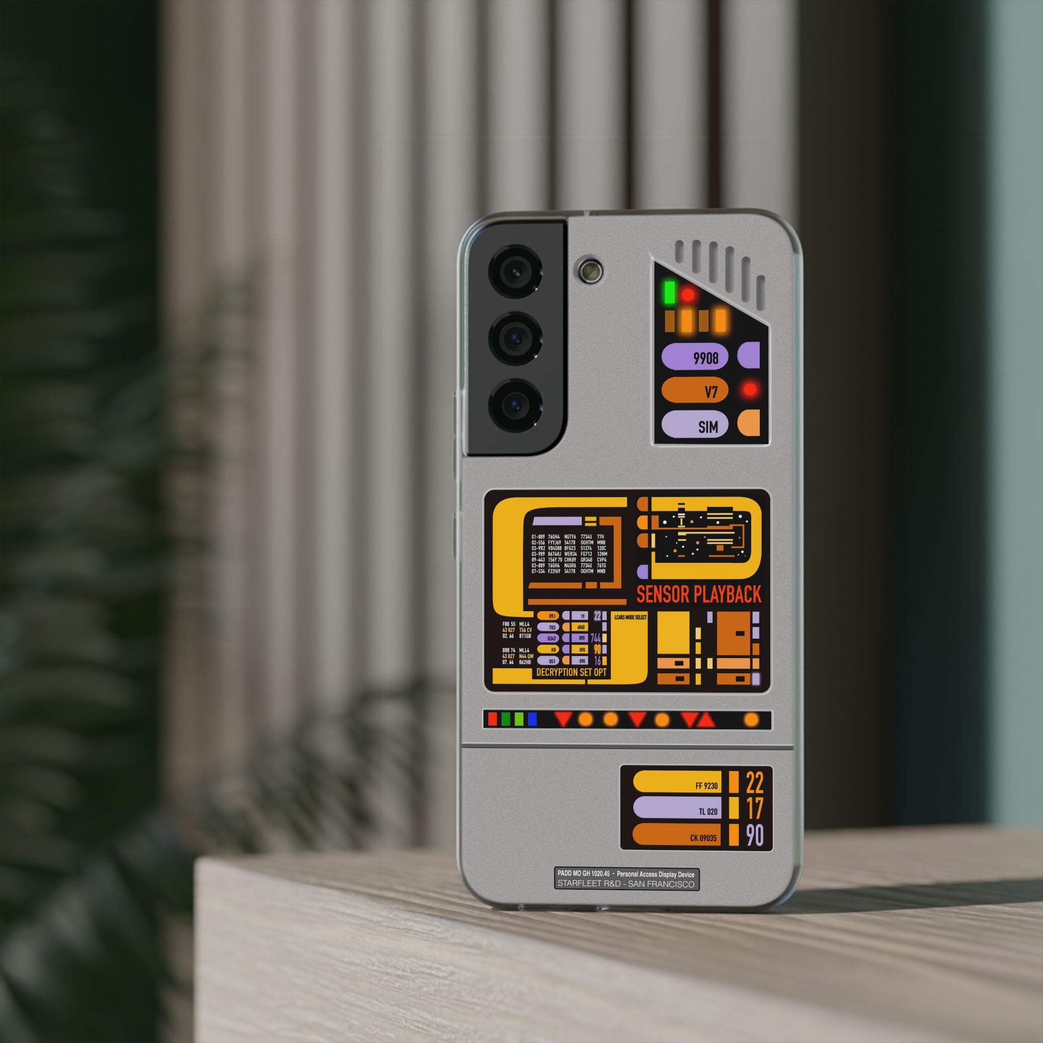 Starfleet PADD Inspired Prop Samsung Galaxy Compatible Phone Case
