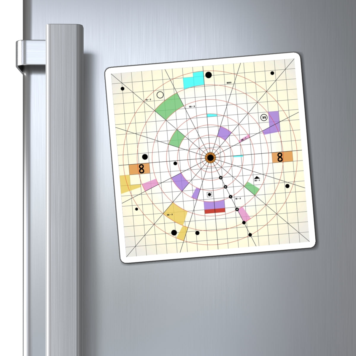 1999 Main Mission Big Screen Magnet Space Prop Graphic